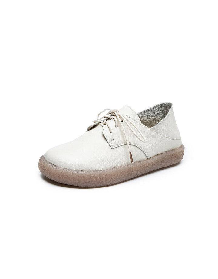 Lace-up Comfortable Casual Leather Sneakers - ZYLIRA