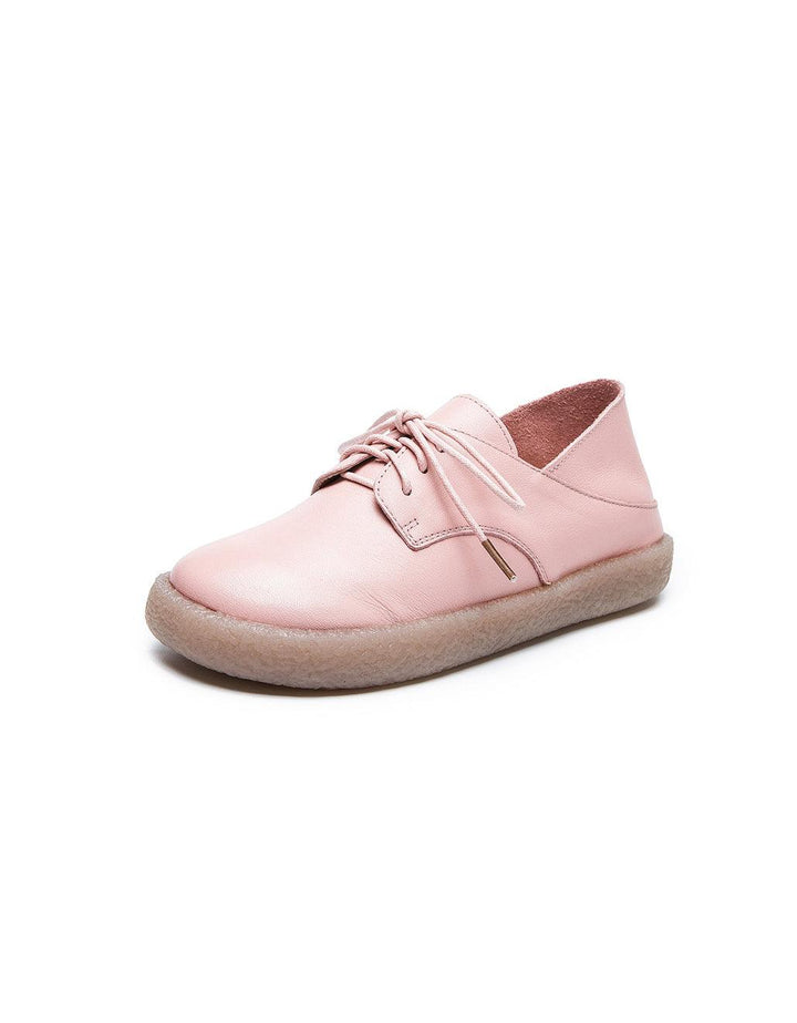 Lace-up Comfortable Casual Leather Sneakers - ZYLIRA