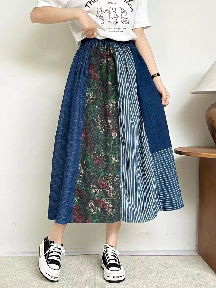 Zylira Women Summer Retro Versatile Skirt - ZYLIRA