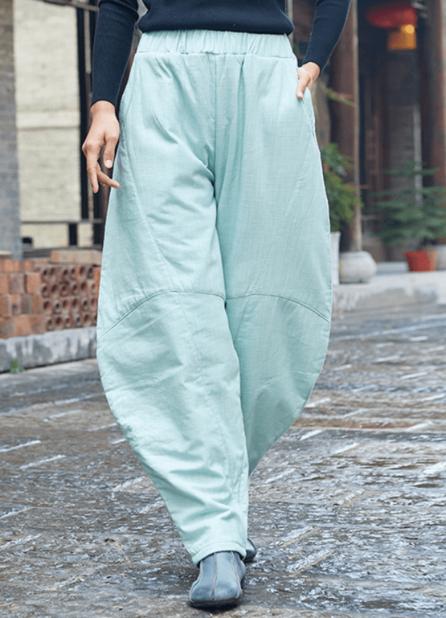 Zylira Women Winter Retro Cotton Linen Harem Pants - ZYLIRA