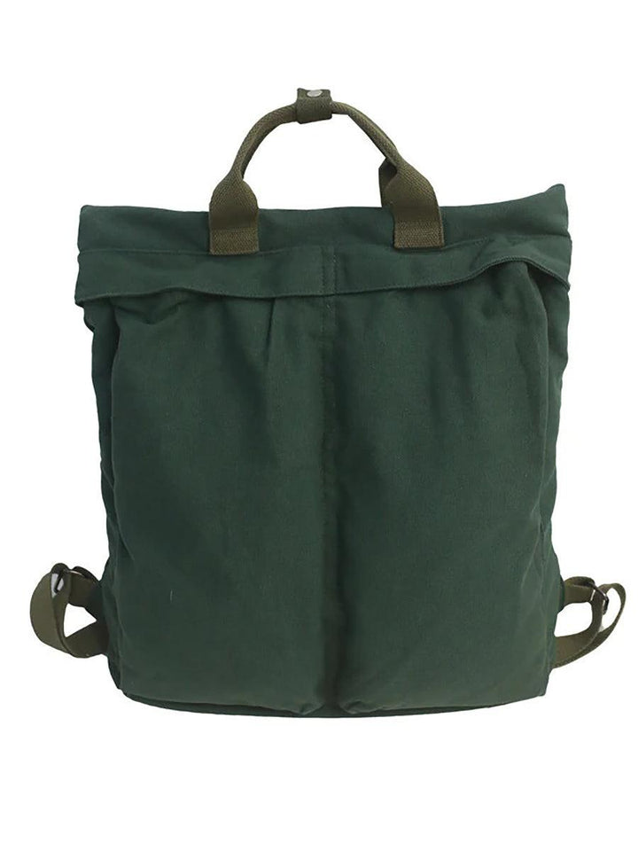 Unisex Solid Color School Bag Backpack - ZYLIRA