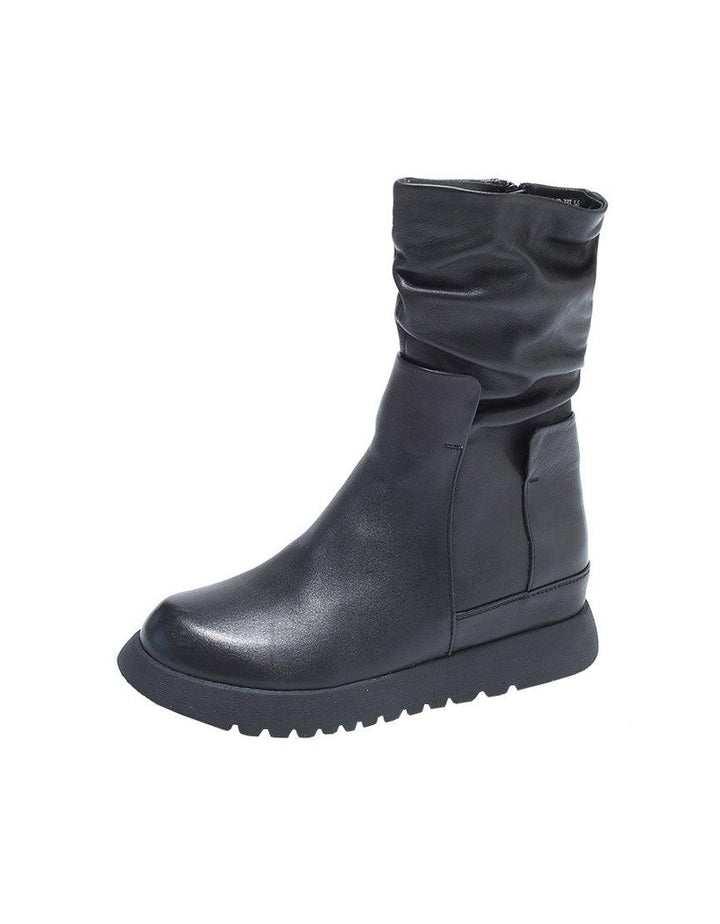 Winter Autumn Comfortable Long Leather Boots for Women - ZYLIRA