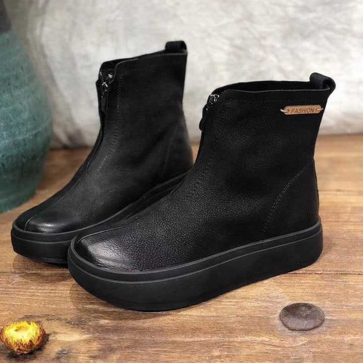 Casual Platform Velvet Women's Boots | Gift Shoes - ZYLIRA