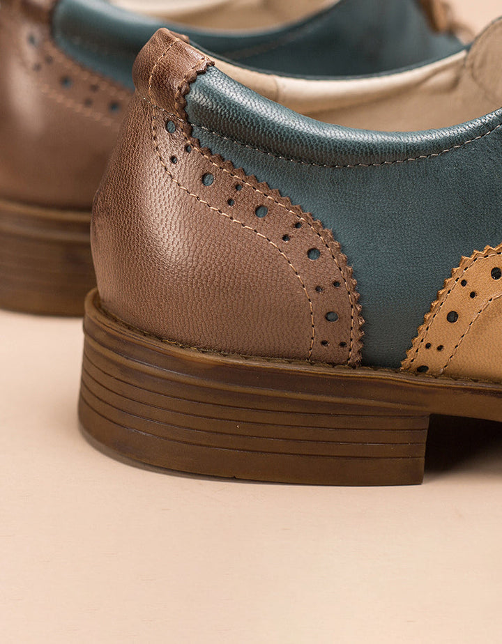 Color Matching Vintage Brock British Oxford Shoes Nov Shoes Collection 2022 138.00