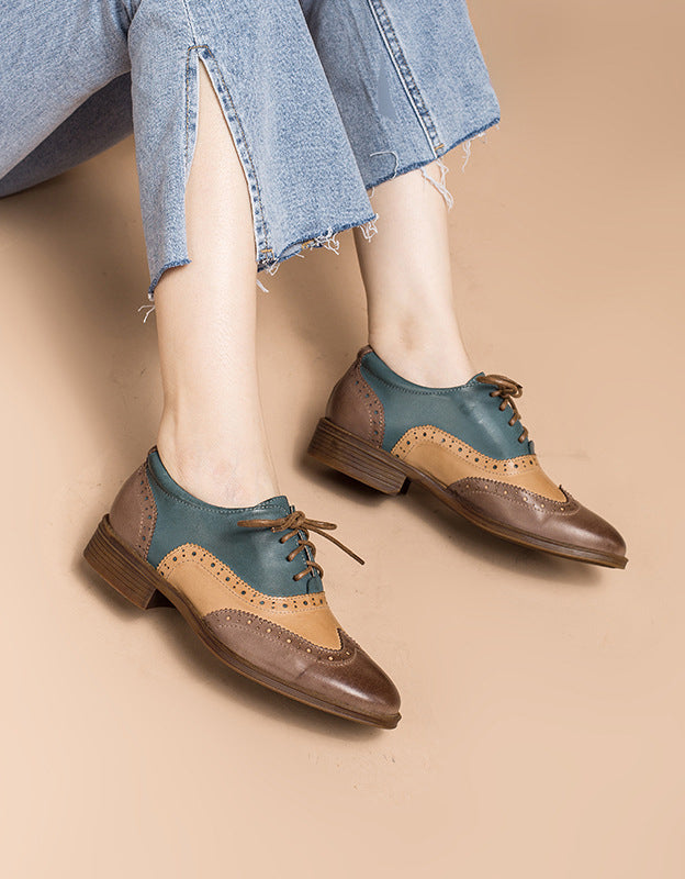Color Matching Vintage Brock British Oxford Shoes Nov Shoes Collection 2022 138.00