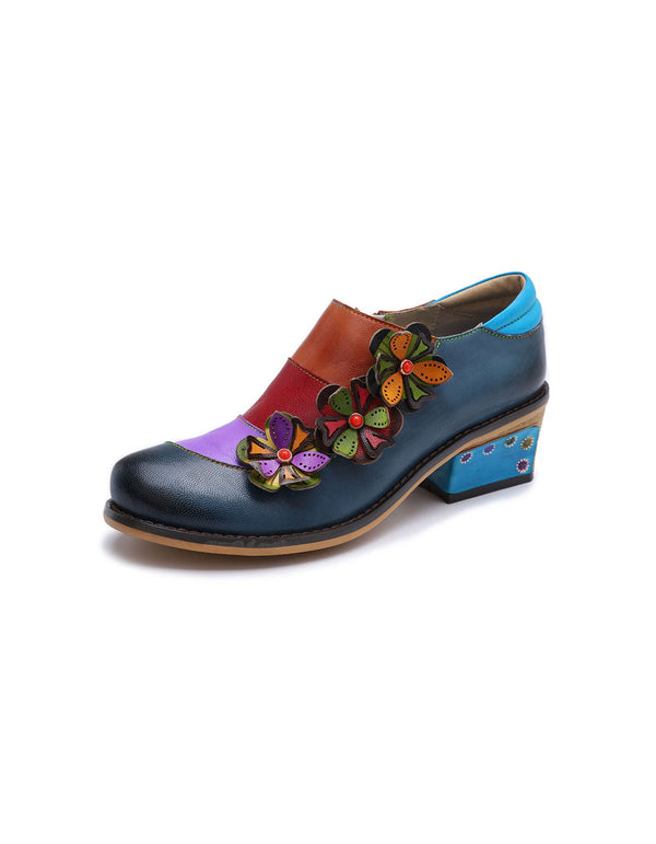 Contrast Color Handmade Stylish Oxford Shoes March New 2020 85.00