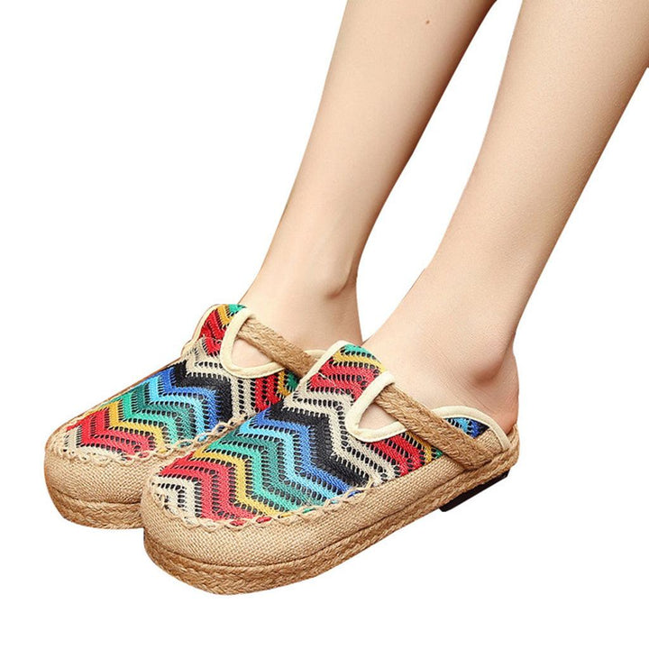 Ethnic Colorful Handmade Women's Shoes | Gift Shoes - ZYLIRA