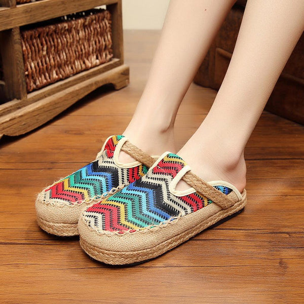 Ethnic Colorful Handmade Women's Shoes | Gift Shoes - ZYLIRA