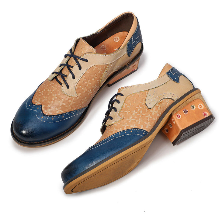 Vintage Handmade Genuine Leather Oxford Shoes Oct New Arrivals 71.80