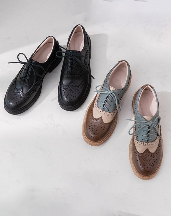 Vintage Lace Up Oxford Shoes for Women Aug New Trends 2020 98.00