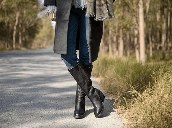 Leather Thick Heel Retro Long Boots | Gift Shoes - ZYLIRA