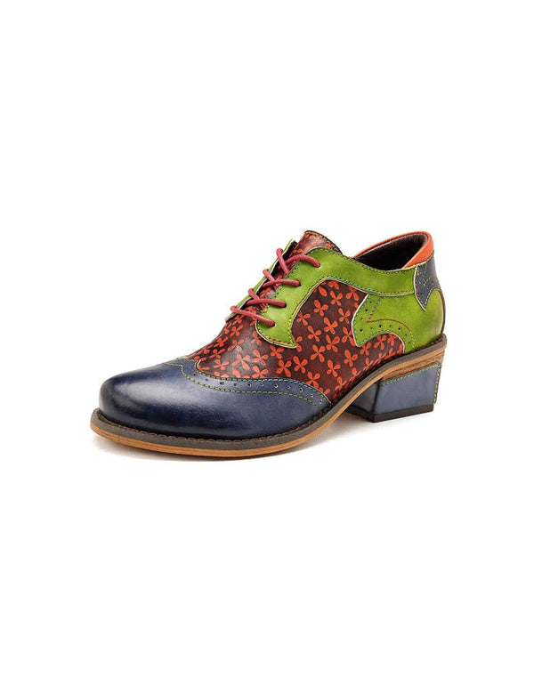 New British Stylish Leather Fashion Women's Shoes 36-42 - ZYLIRA