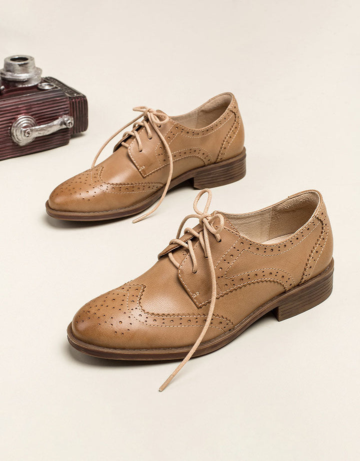 Handmade British style Brogue Oxfords for Women Feb New 2020 138.00