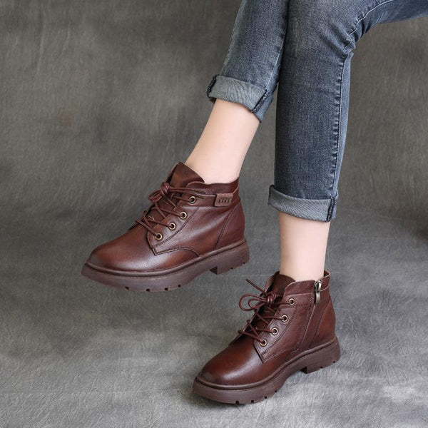 Retro Casual Comfortable Short Boots | Gift Shoes - ZYLIRA