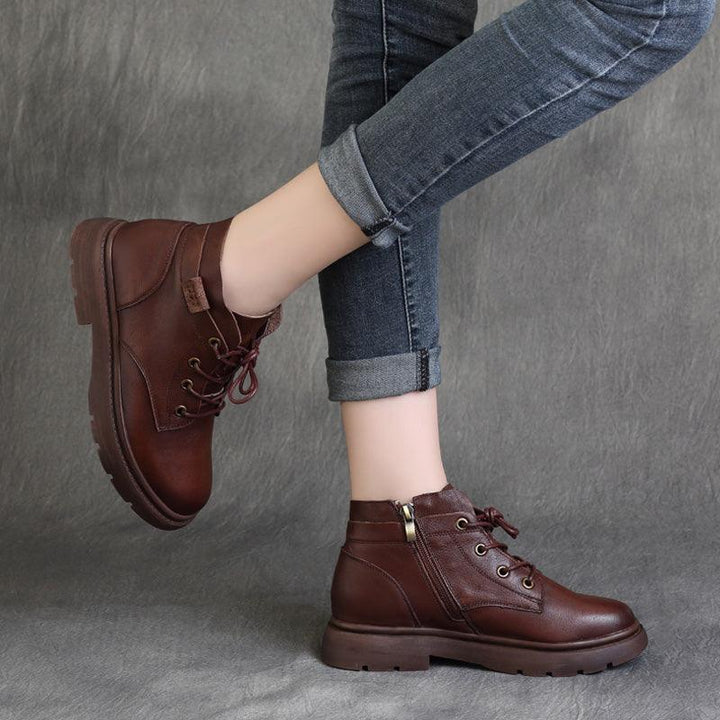Retro Casual Comfortable Short Boots | Gift Shoes - ZYLIRA