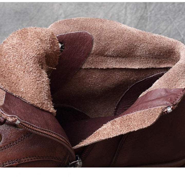 Retro Casual Comfortable Short Boots | Gift Shoes - ZYLIRA