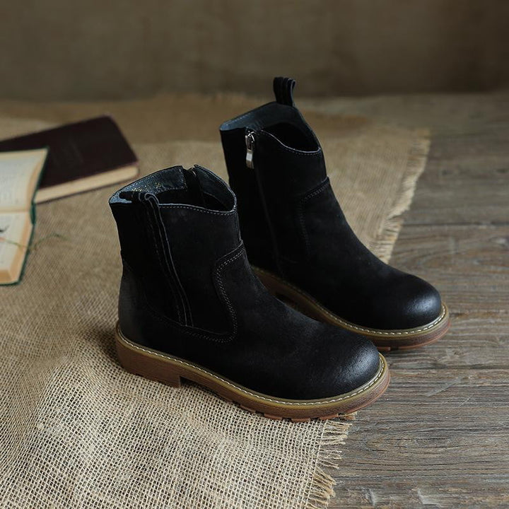 Handmade Leather Casual Suede Ankle Boots Oct New Arrivals 88.00