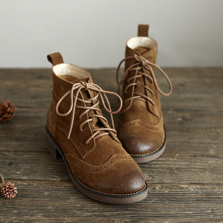 Autumn Casual Suede Oxford Boots November New 2019 91.00