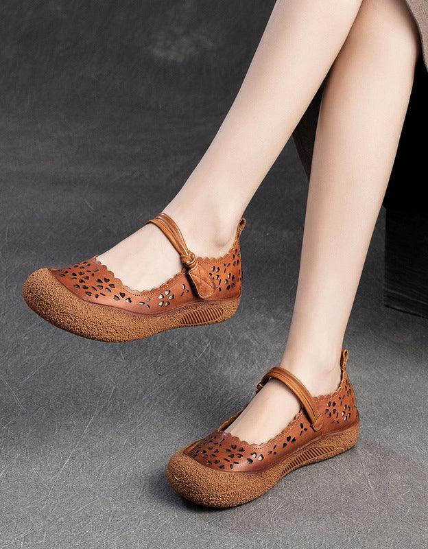 Round Toe Retro Comfortable Summer Breathable Sandals - ZYLIRA