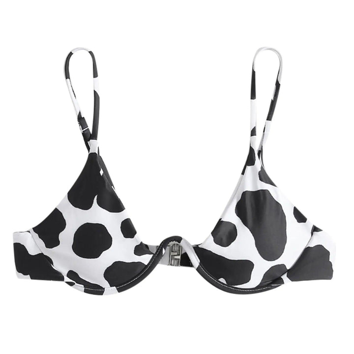 Cow Print Swimsuit Top - ZYLIRA