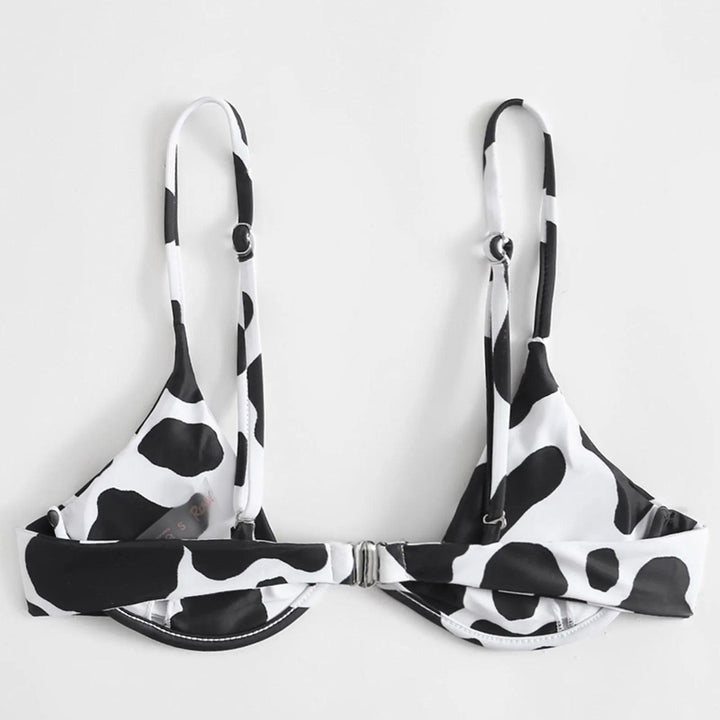 Cow Print Swimsuit Top - ZYLIRA