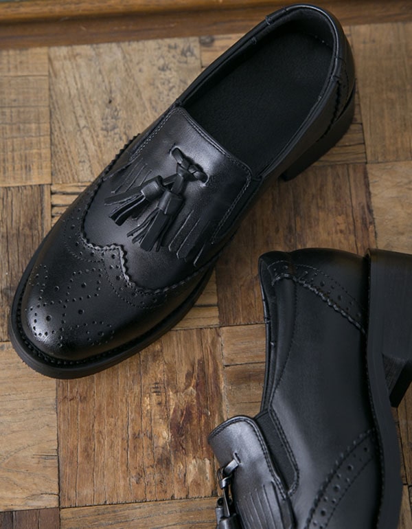 British Style Handmade Leather Black Oxford Shoes June New 2020 155.00