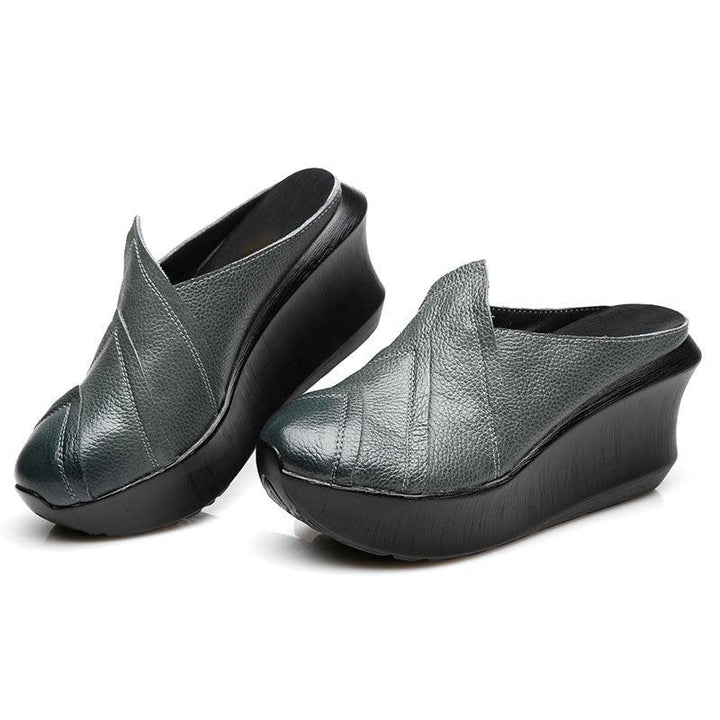 Spring Summer Non-Slip High Heels Wedge Slippers - ZYLIRA