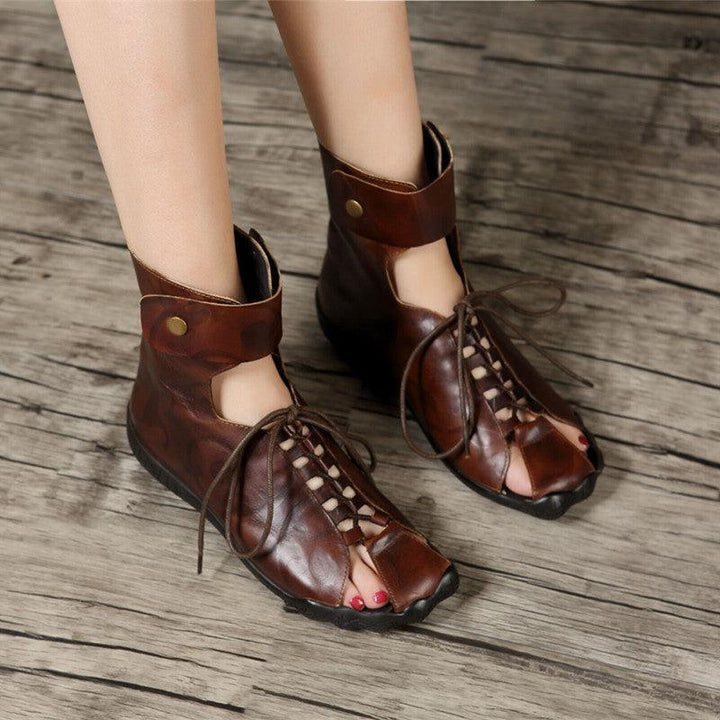 Handmade Summer Rome Style Sandals Boots - ZYLIRA