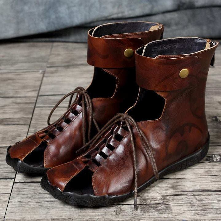Handmade Summer Rome Style Sandals Boots - ZYLIRA