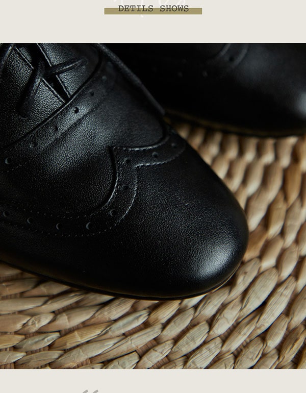 Soft Leather British Style Oxford Shoes for Women July New Arrivals 2020 86.44