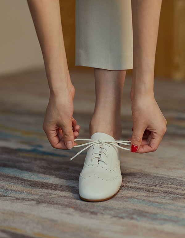 Soft Leather British Style Oxford Shoes for Women July New Arrivals 2020 86.44