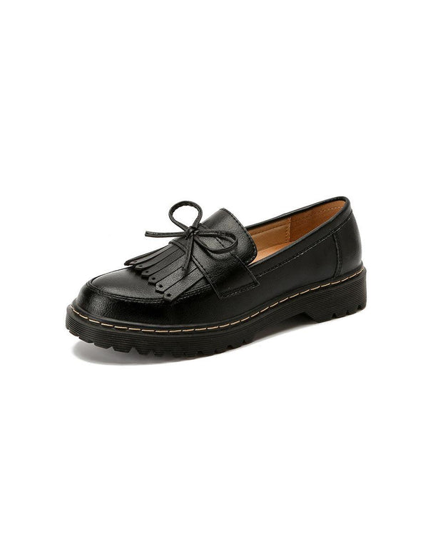 Spring Handmade Vintage Tassel Mary Jane Shoes - ZYLIRA