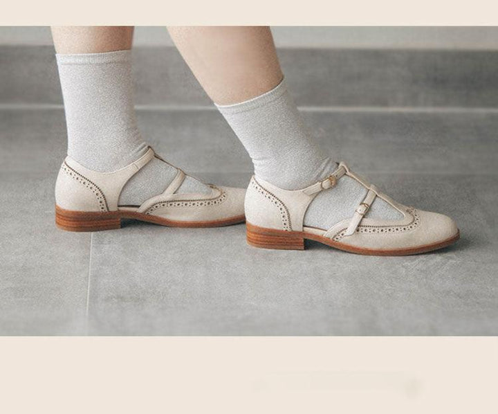 Vintage Brock T-strap Mary Jane Shoes - ZYLIRA