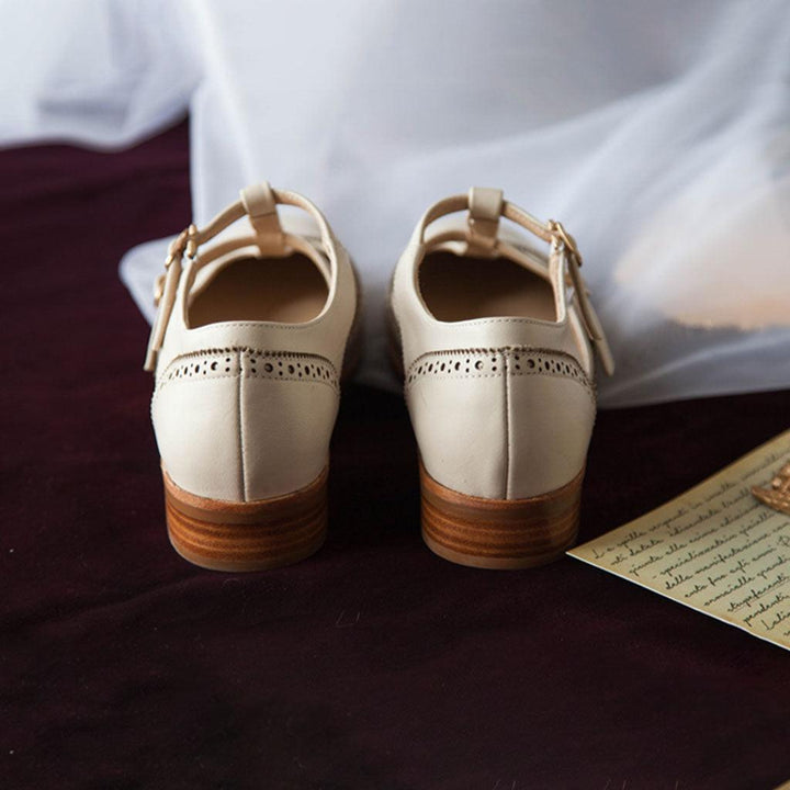 Vintage Brock T-strap Mary Jane Shoes - ZYLIRA