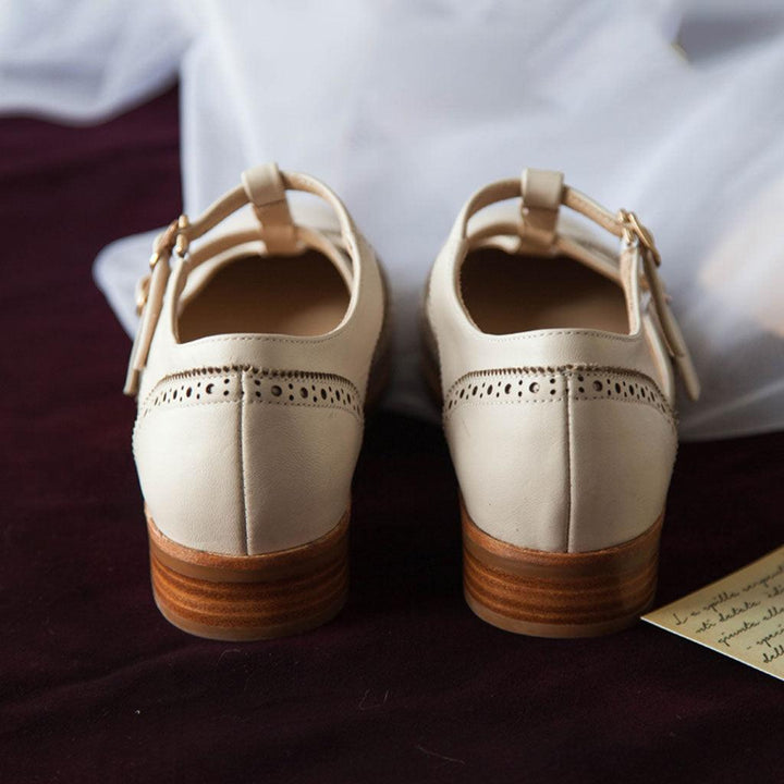 Vintage Brock T-strap Mary Jane Shoes - ZYLIRA