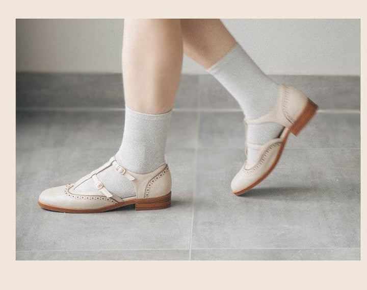 Vintage Brock T-strap Mary Jane Shoes - ZYLIRA