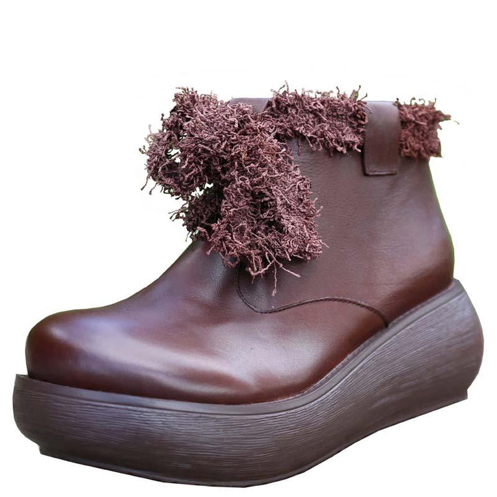 Wedge Waterproof Women's Retro Boots | Gift Shoes - ZYLIRA