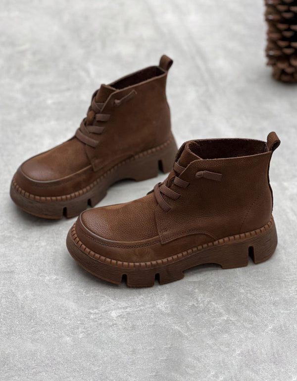 Winter Waterproof Sturdy Handmade Retro Boots