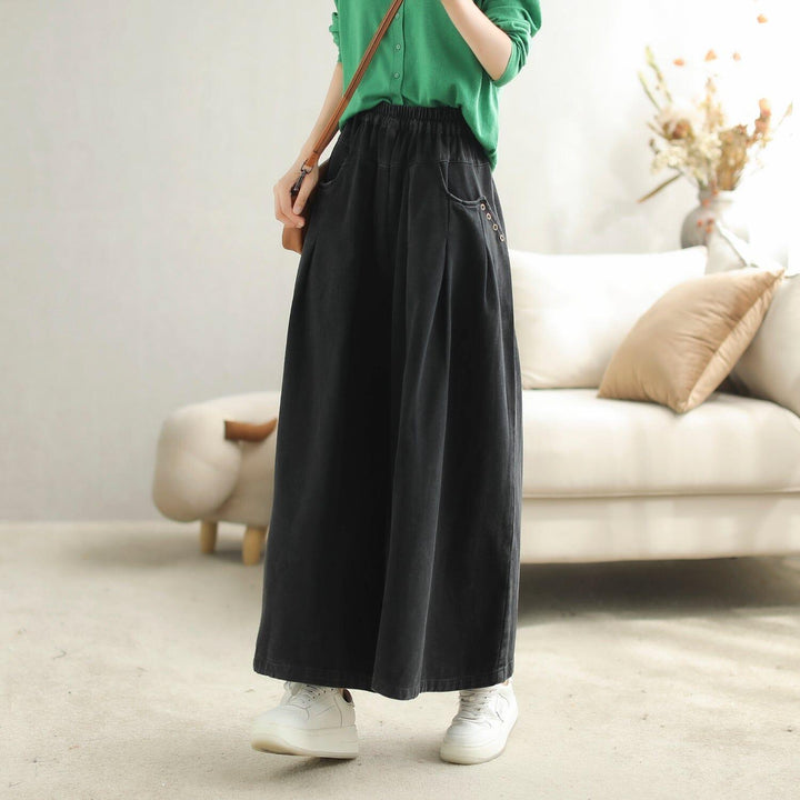 Autumn Minimalist Casual Wide Leg Pants - ZYLIRA