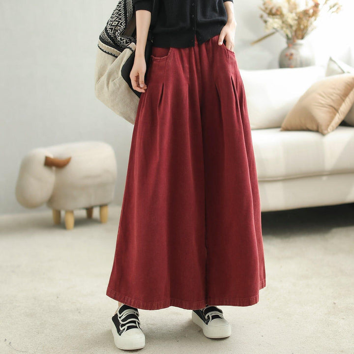 Autumn Minimalist Casual Wide Leg Pants - ZYLIRA