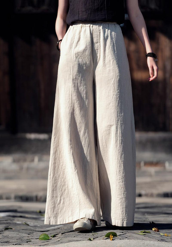 Women Summer Linen Casual Retro Loose Pants - ZYLIRA