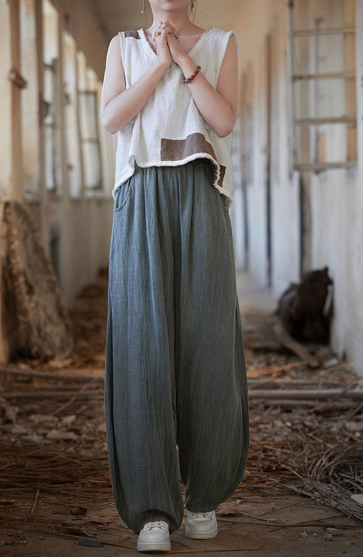 Women Summer Linen Casual Pants - ZYLIRA