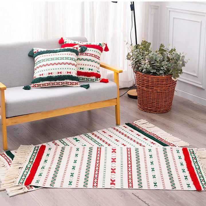 Christmas Gift Nordic Tassel Mats Floor Mats - ZYLIRA