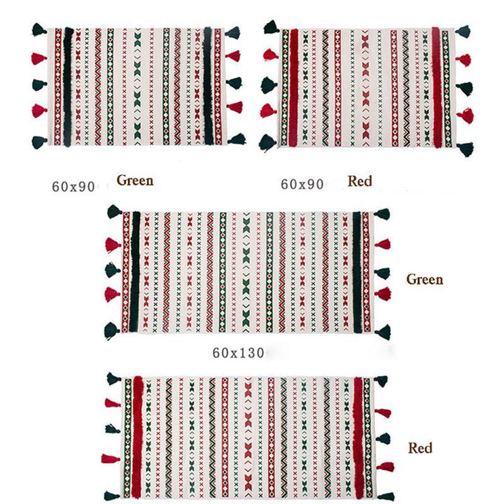 Christmas Gift Nordic Tassel Mats Floor Mats - ZYLIRA