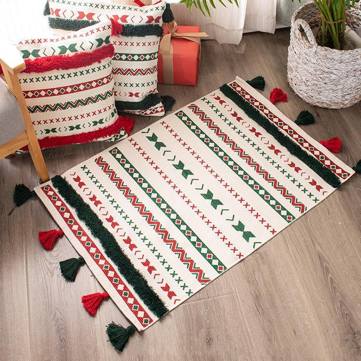 Christmas Gift Nordic Tassel Mats Floor Mats - ZYLIRA