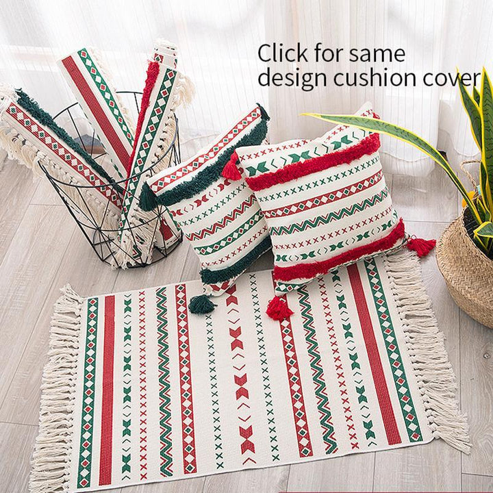 Christmas Gift Nordic Tassel Mats Floor Mats - ZYLIRA