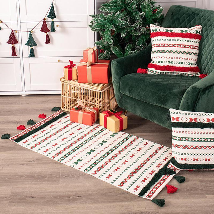 Christmas Gift Nordic Tassel Mats Floor Mats - ZYLIRA