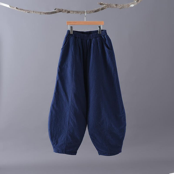 Cotton Linen Winter Warm Pants - ZYLIRA