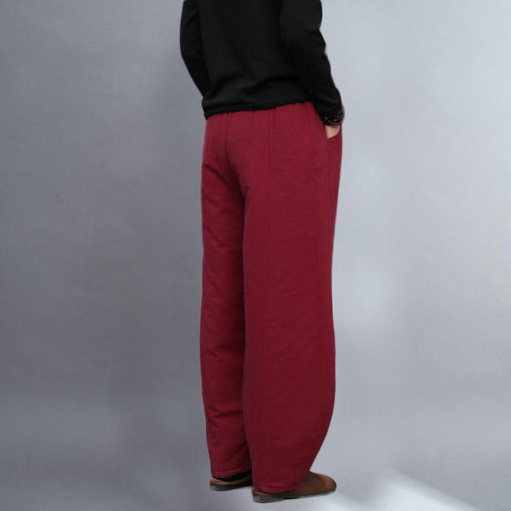 Cotton Linen Winter Warm Pants - ZYLIRA