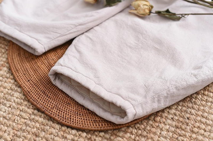 Cotton Linen Winter Warm Pants - ZYLIRA